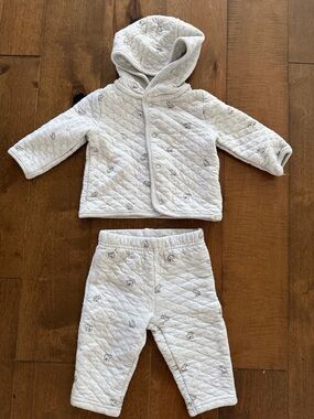 LITTLE PLANET 6 month quilted baby outfit